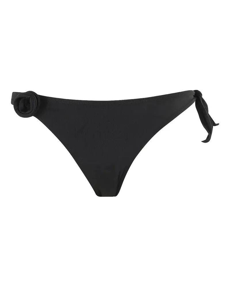 COPERNI Bikinihöschen mit Blumenapplikation - Schwarz Schwarz
