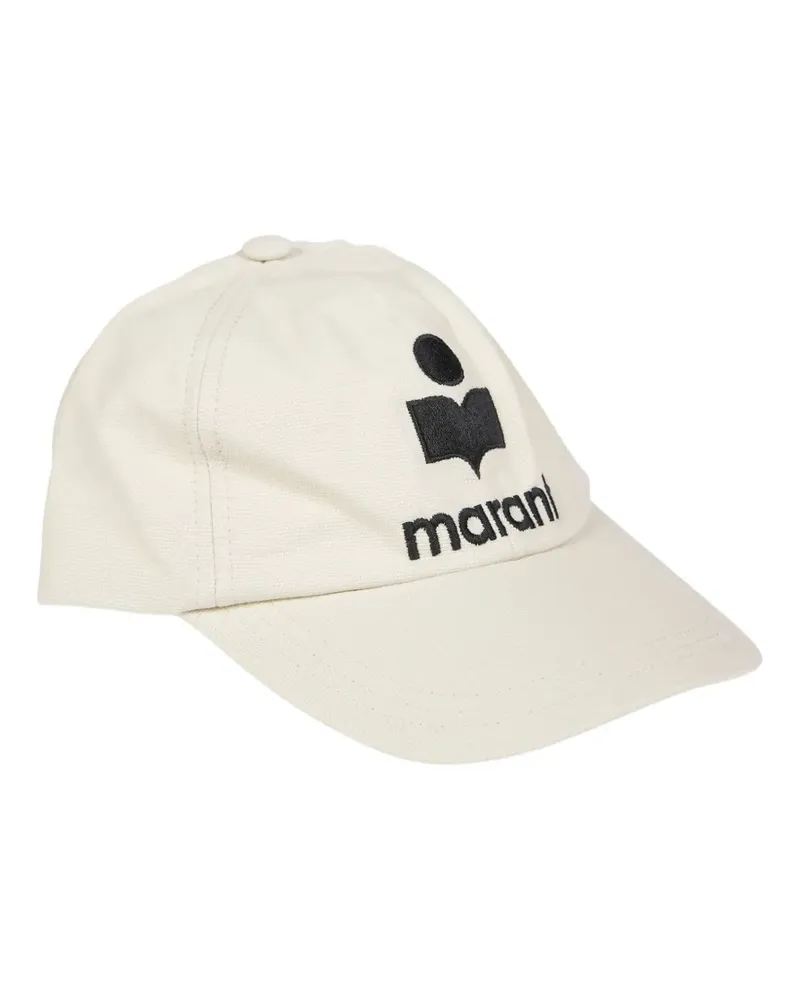 Isabel Marant Tyron Baseballkappe mit Logo-Stickerei - Weiß Weiß