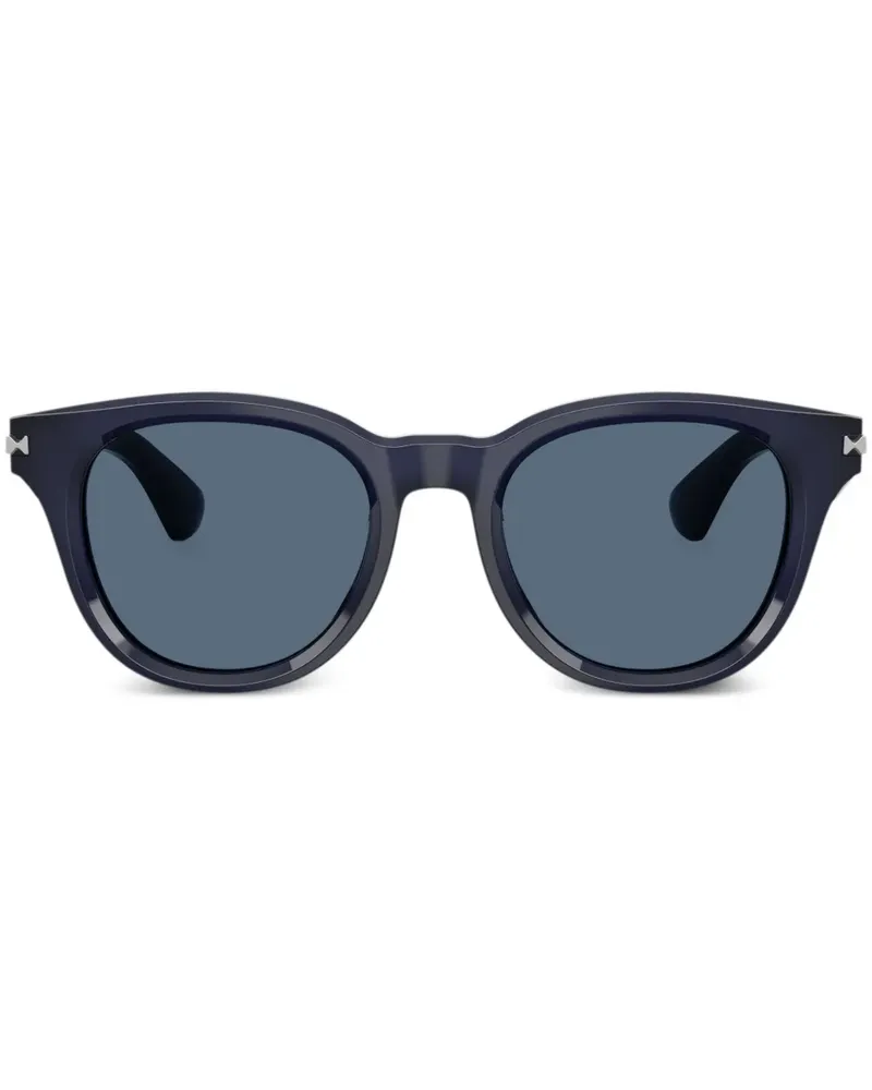 Burberry Sonnenbrille mit Logo-Gravur - Blau Blau