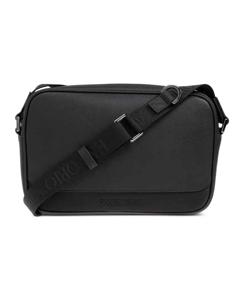 Emporio Armani Schultertasche mit Reißverschluss - Schwarz Schwarz