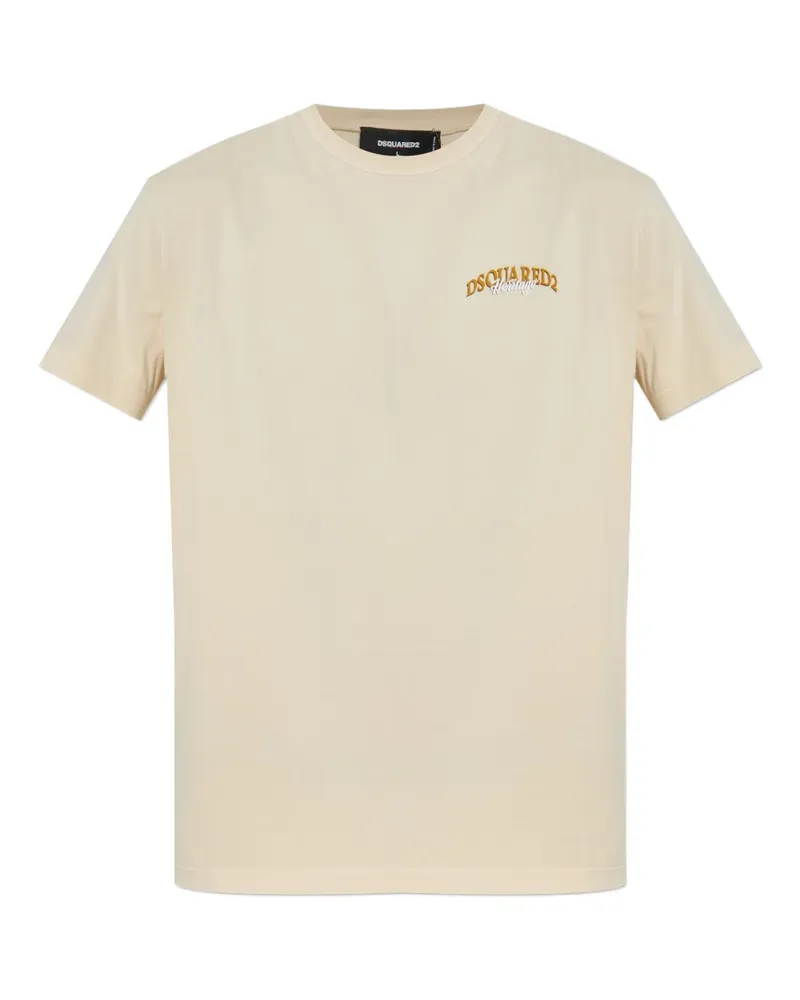 Dsquared2 T-Shirt mit Logo-Stickerei - 127 127