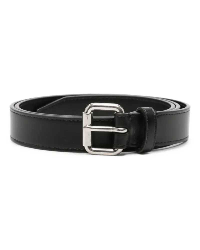 The Row Geo leather belt - Schwarz Schwarz