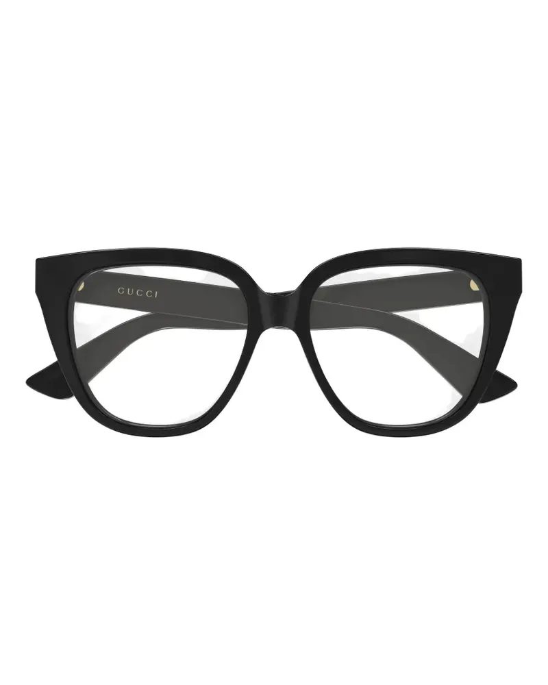 Gucci Interlocking G cat-eye glasses - Schwarz Schwarz