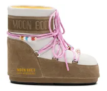 x Guest In Residence Wildlederstiefel mit Perlen - Braun