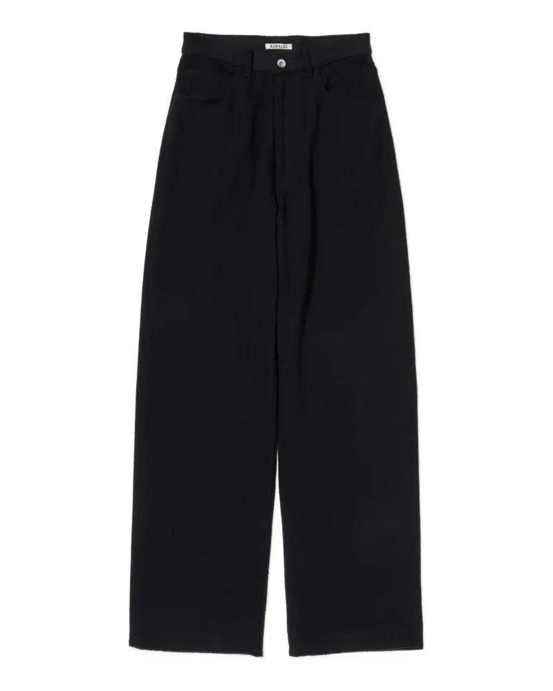 AURALEE silk jeans - Schwarz Schwarz