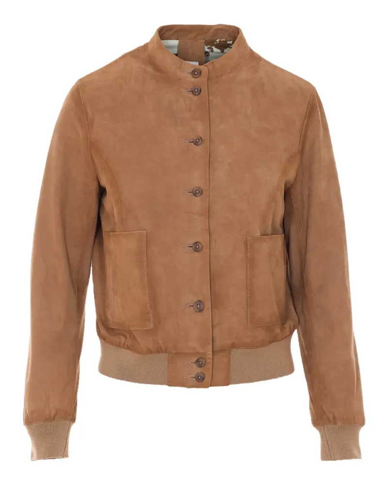 Bully Bomberjacke aus Wildleder - Nude Nude