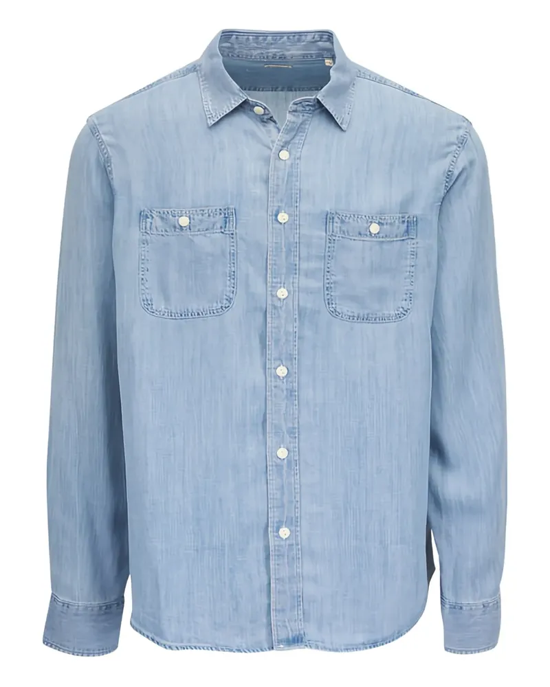Faherty Tried & True button-up shirt - Blau Blau