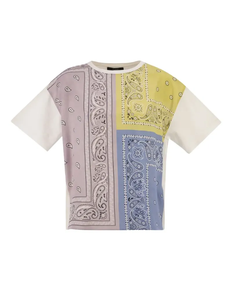 Max Mara Pampas printed T-shirt - Weiß Weiß