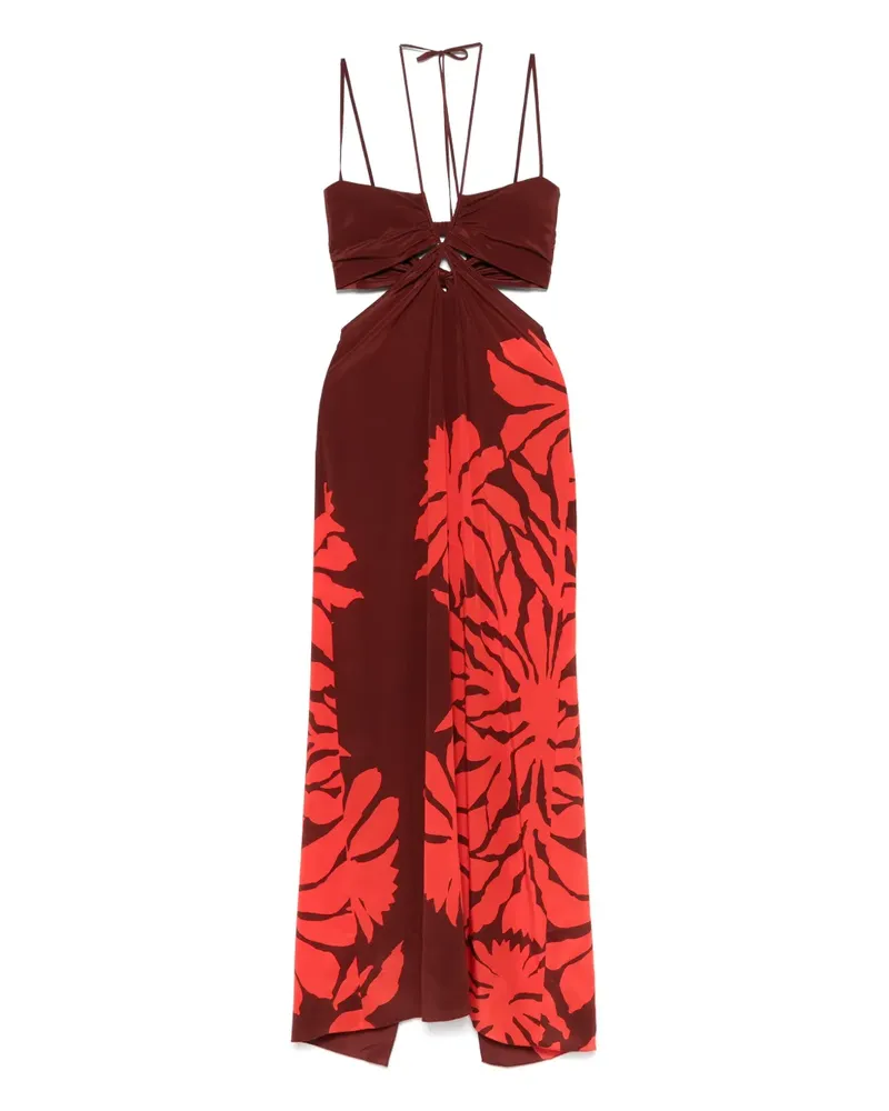 Johanna Ortiz Andalusian Rhythms Maxikleid - Rot Rot