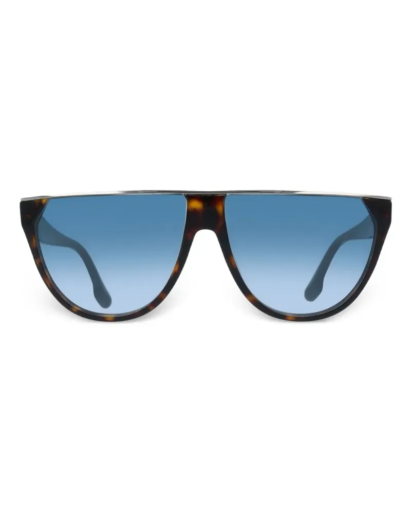 Victoria Beckham Sonnenbrille in Schildpattoptik - Braun Braun