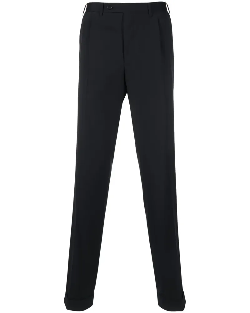 Canali Hose mit geradem Bein - Blau Blau