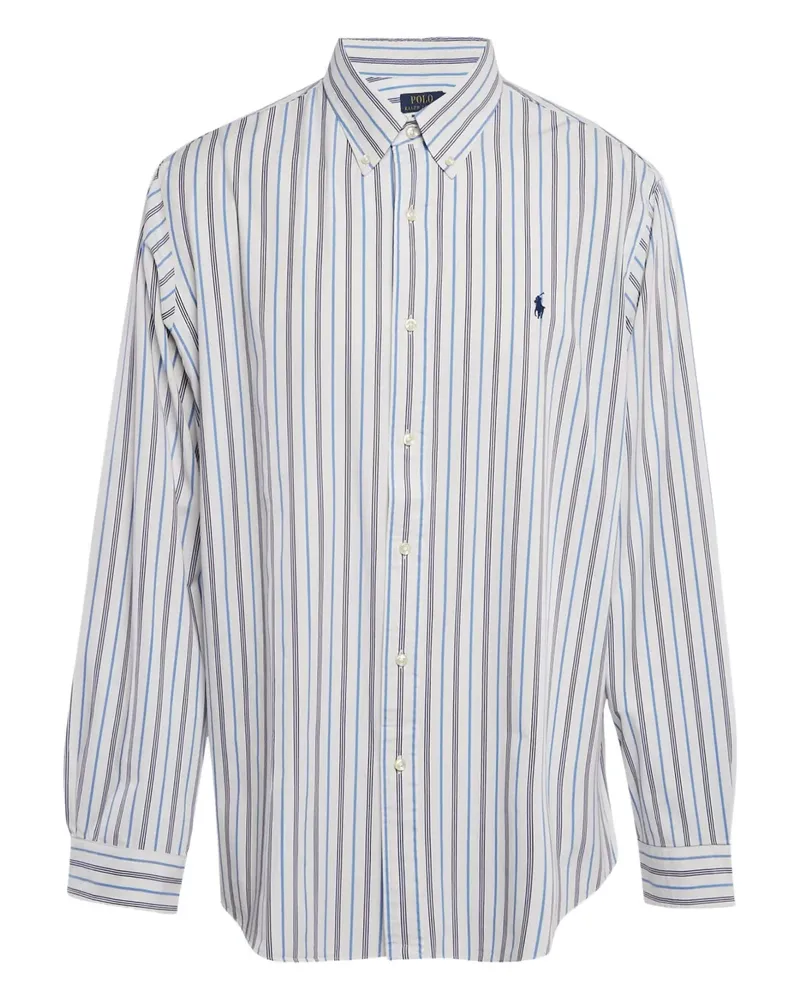 Ralph Lauren Gestreiftes Hemd - Weiß Weiß