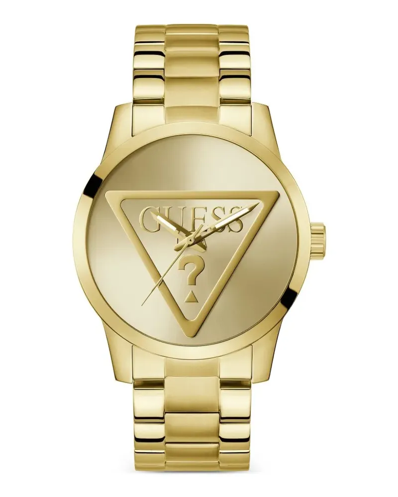 Guess logo 43mm watch - Gold Gold
