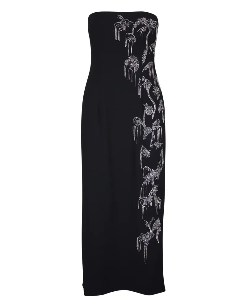 Lela Rose Verziertes Kleid - Schwarz Schwarz