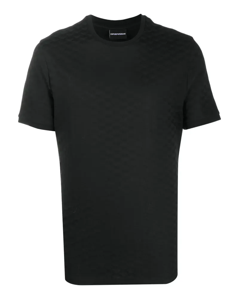 Emporio Armani Klassisches T-Shirt - Schwarz Schwarz