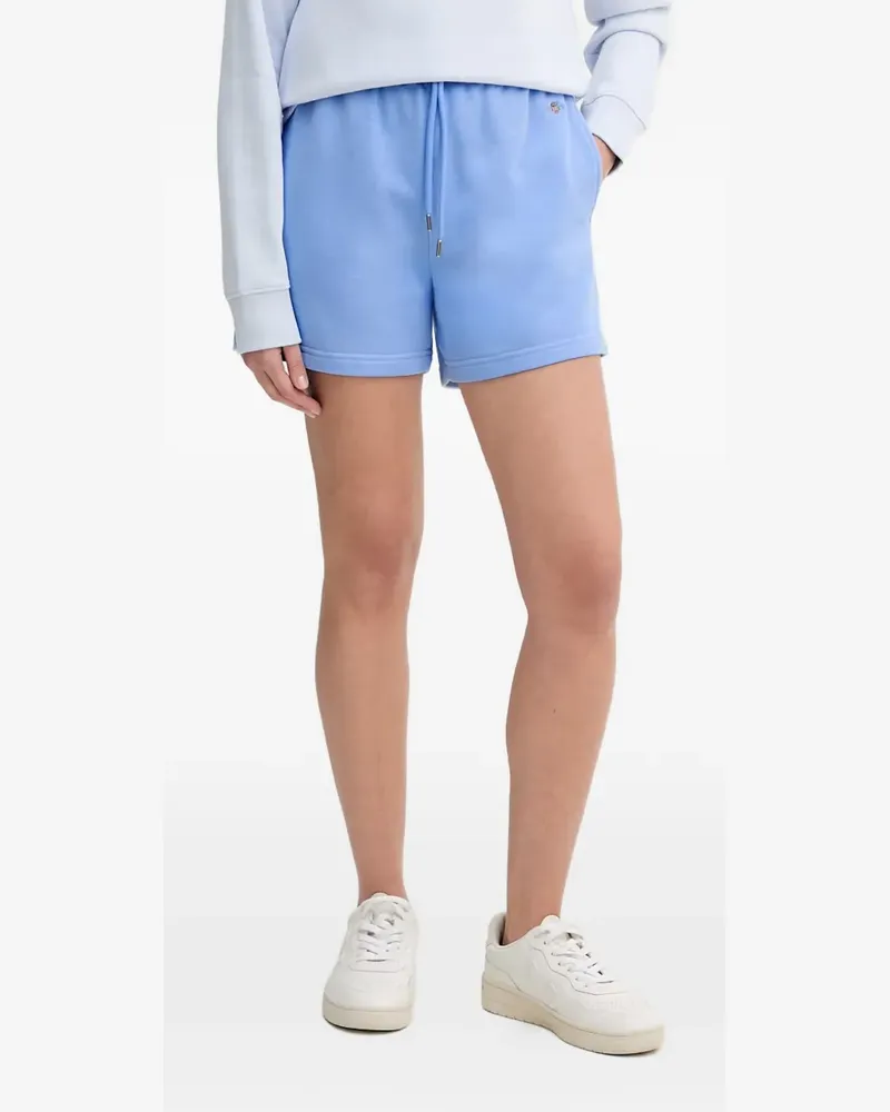 Gant logo-embroidered drawstring shorts - Blau Blau