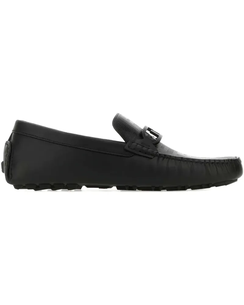 Fendi Diver O Lock Loafer - Schwarz Schwarz