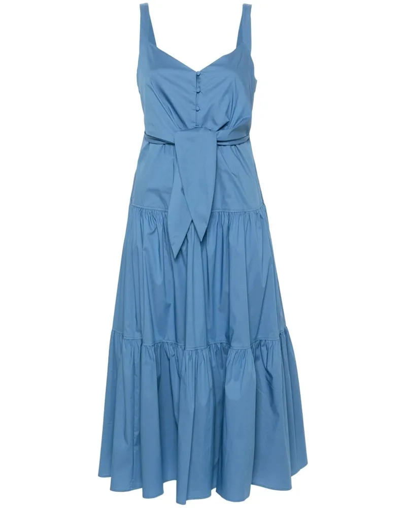 Ralph Lauren Gestuftes Maxikleid - Blau Blau