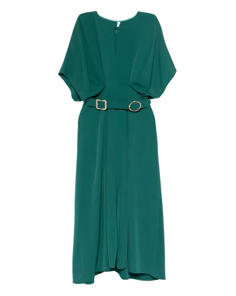 IMPERIAL Midikleid mit Gürtel - Grün Grün