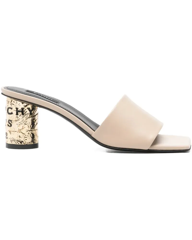 Givenchy Tape square-toe sandals - Nude Nude