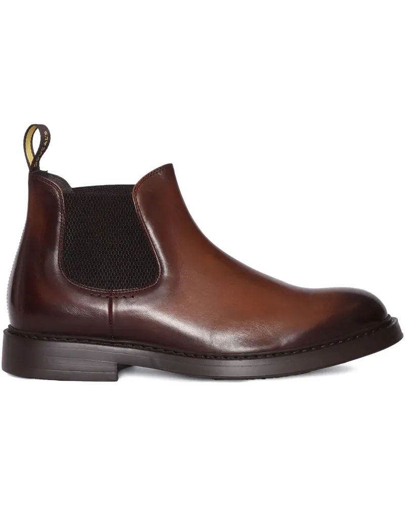 Doucal´s Chelsea-Boots mit elastischen Einsätzen - Braun Braun