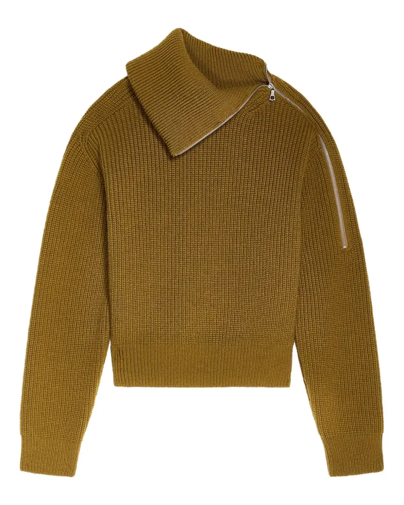 Dries van Noten Pullover mit Stehkragen - Braun Braun