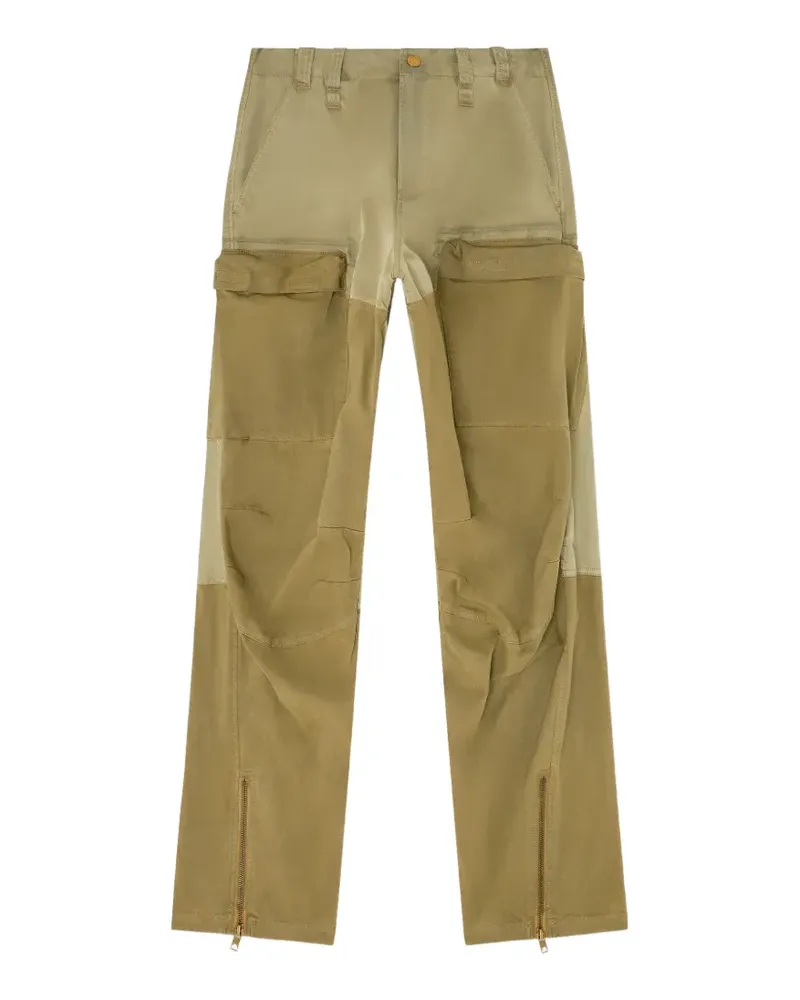 Diesel cargo pants in cotton and nylon - Grün Grün