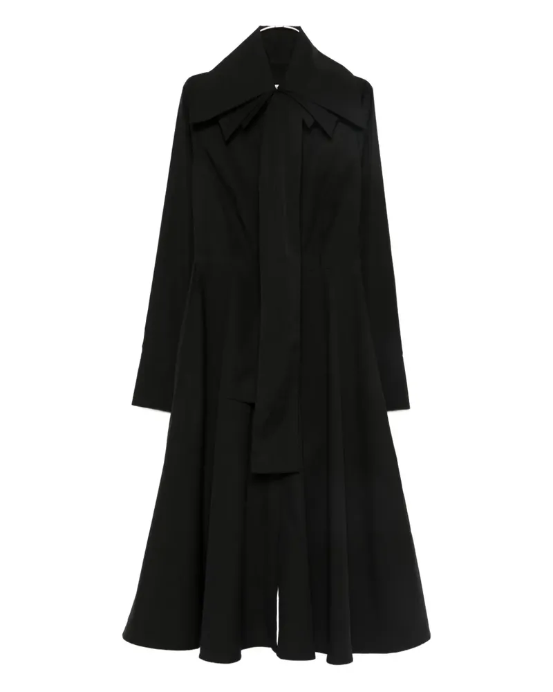 Viktor & Rolf triple-collar shirt dress - Schwarz Schwarz