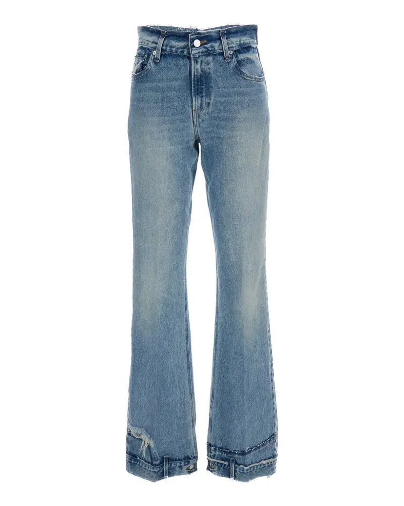 Haikure faded straight-leg jeans - Blau Blau