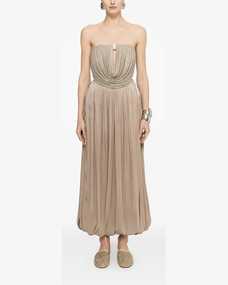 NISSA pleated trousers - Grau Grau