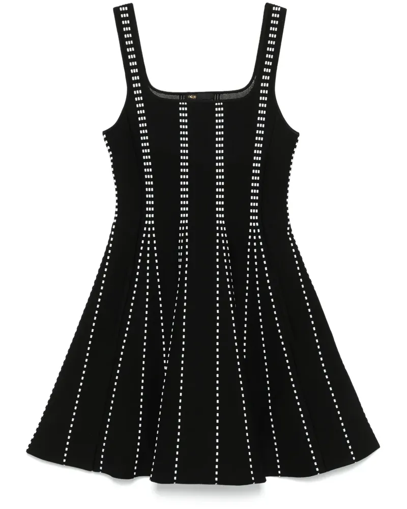 Maje Gestricktes Minikleid - Schwarz Schwarz