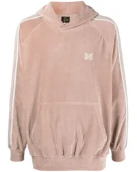 NEEDLES Hoodie mit Streifen Rosa