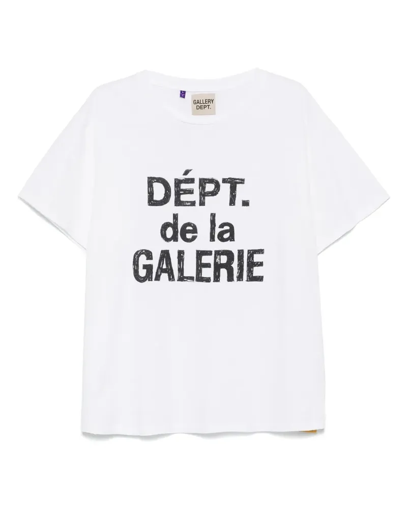 GALLERY DEPT. Dept De La Galerie T-Shirt - Weiß Weiß