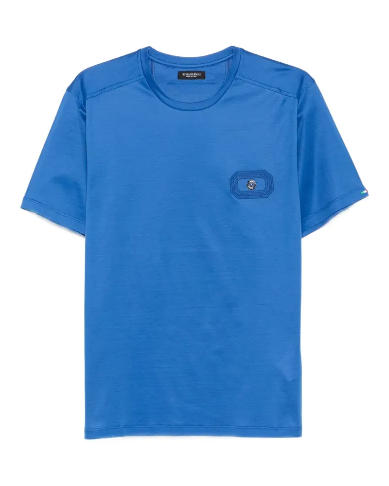 Stefano Ricci crew-neck T-shirt - Blau Blau