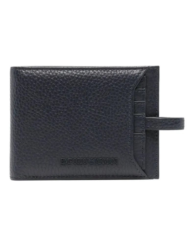 Emporio Armani Portemonnaie mit Logo-Prägung - Blau Blau