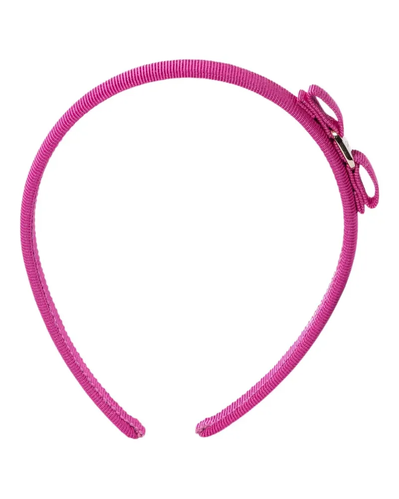 Ferragamo Stirnband mit Schleife - Rosa Rosa