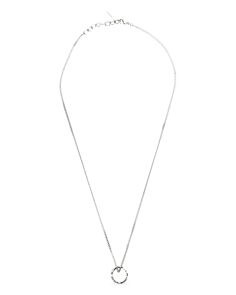 Saint Laurent Halskette mit Cassandre-Anhänger - Silber Silber