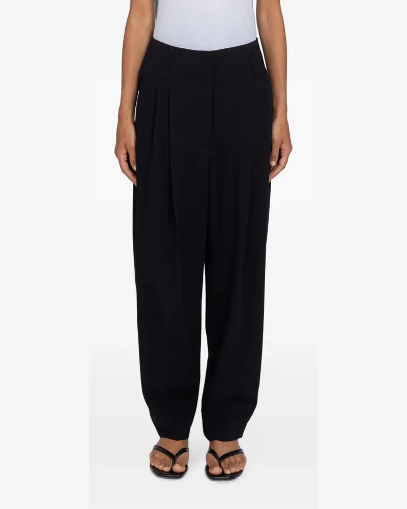 Totême Drapierte Ballonhose - Schwarz Schwarz