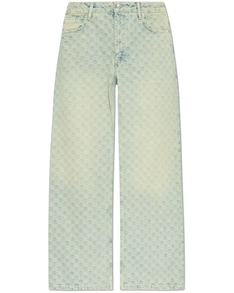 MISBHV Jeans mit Monogramm - Blau Blau