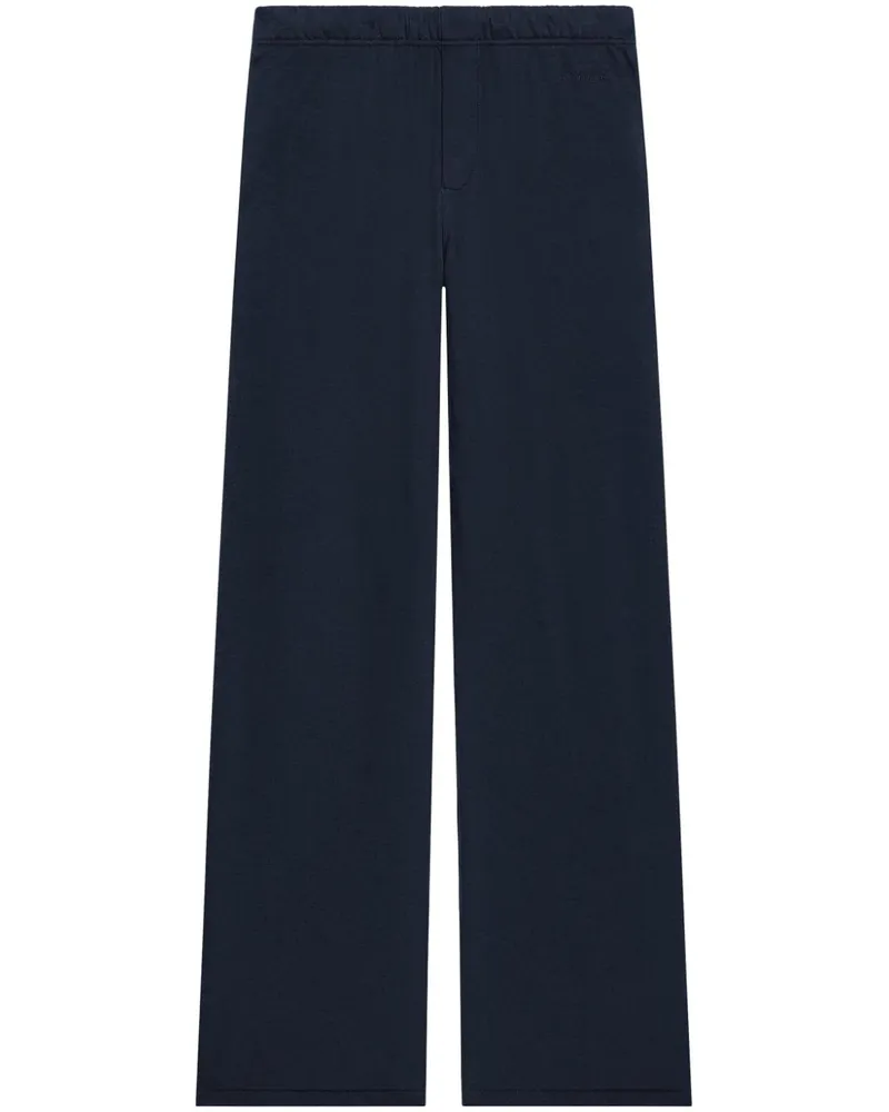 Courrèges Jogginghose mit Bootcut-Schnitt - Blau Blau