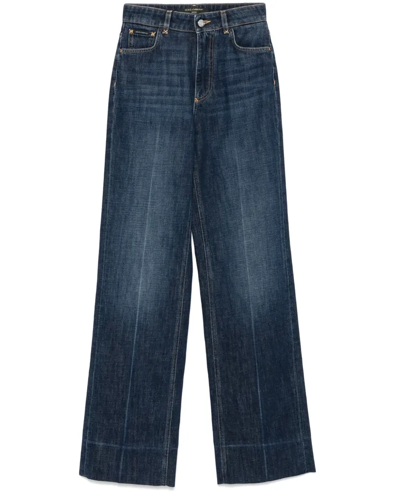 Dolce & Gabbana Jeans mit geradem Bein - Blau Blau