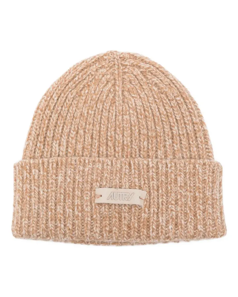 AUTRY Gerippte Beanie - Braun Braun