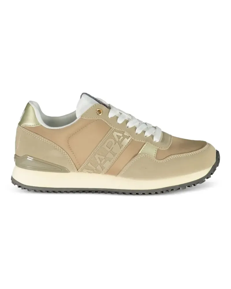 Napapijri Astra logo-print sneakers - Nude Nude