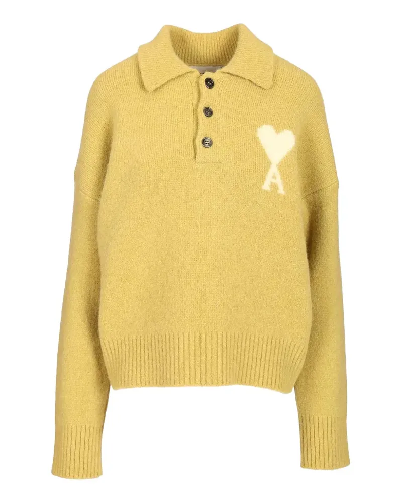 AMI Paris Ami de Coeur sweater - Gelb Gelb