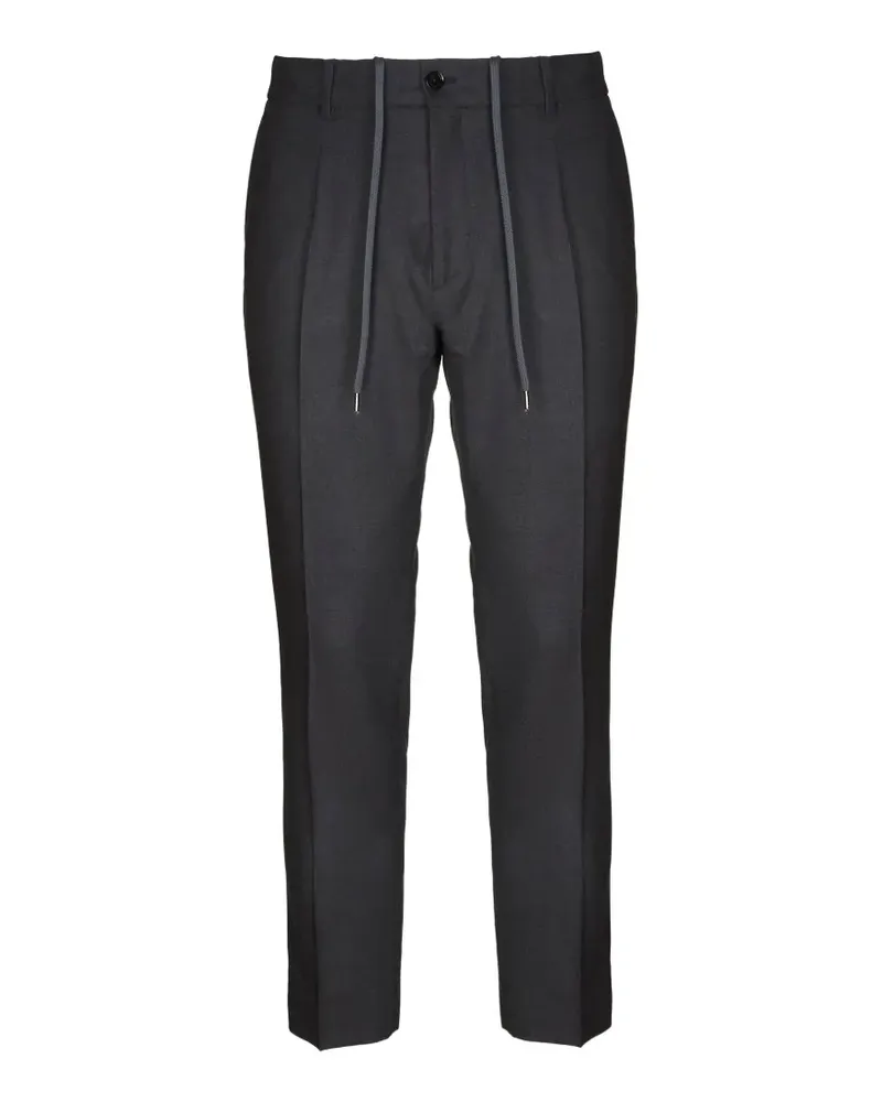 Be Able pleated drawstring trousers - Grau Grau