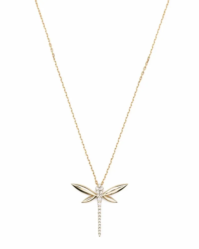 ANAPSARA 18kt Gelbgoldhalskette mit einem Diamanten Gold