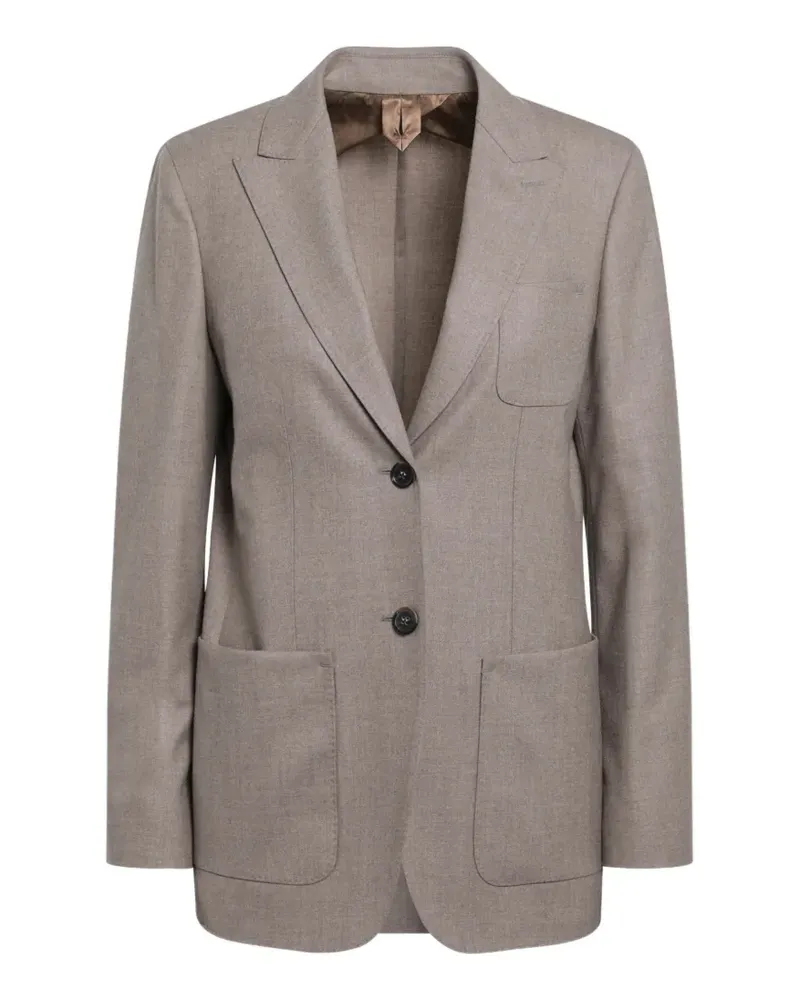 Max Mara Einreihiger Bronte Blazer - Nude Nude