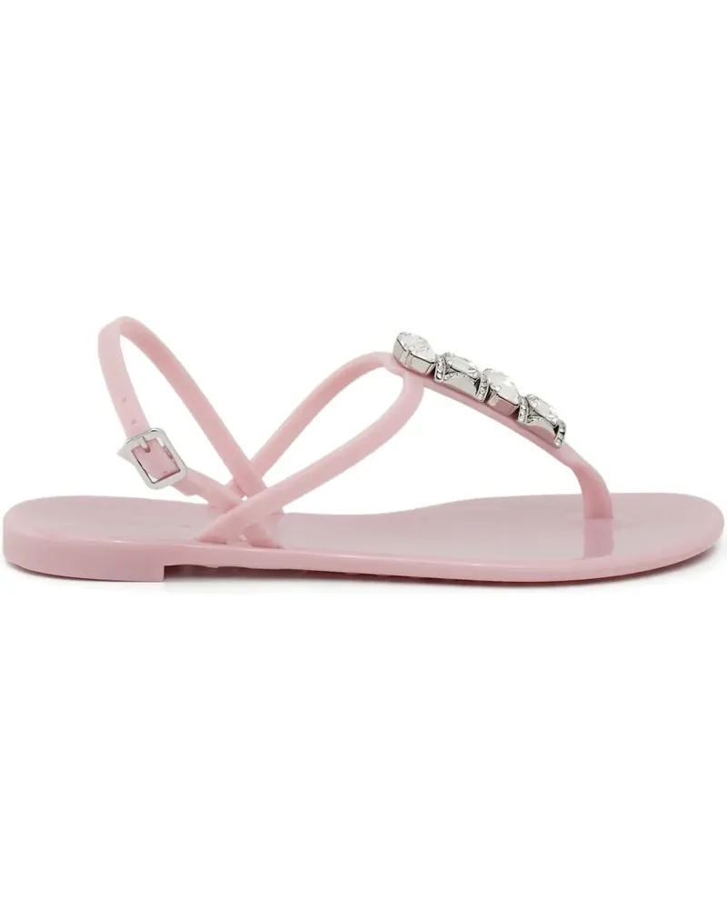 Casadei Sandalen mit Kristallen - Rosa Rosa