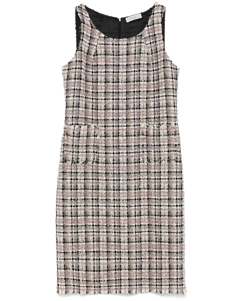 Charlott Midikleid aus Tweed - BIANCO MULTI Bianco