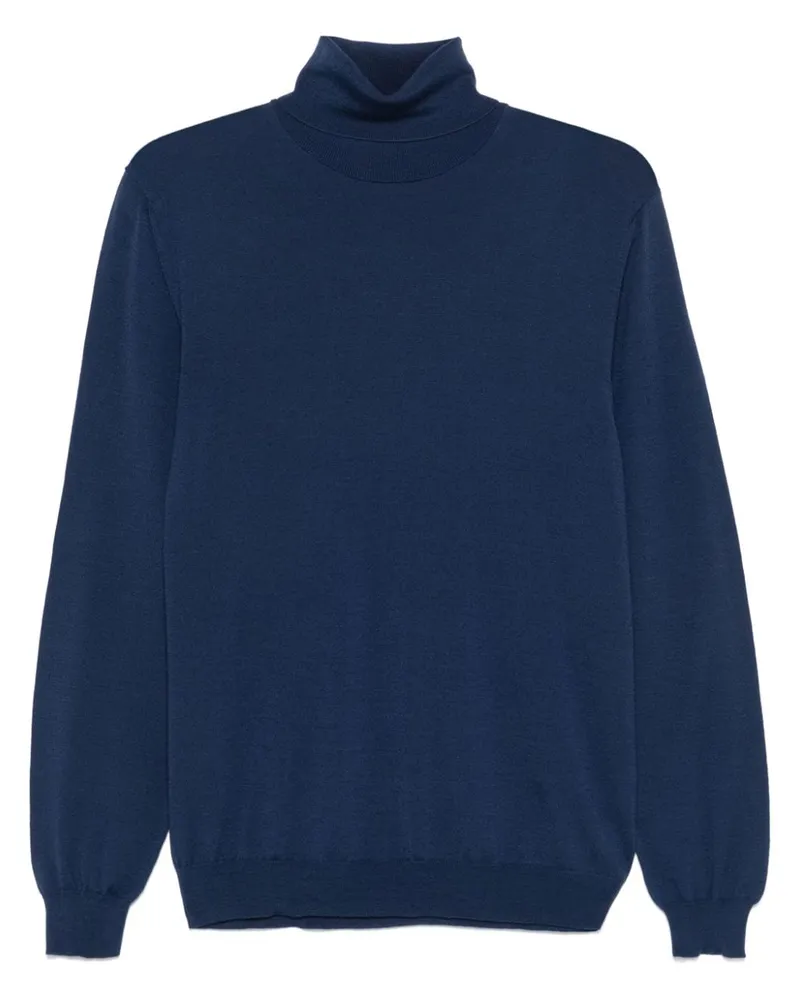 Zanone Pullover mit Rollkragen - Blau Blau